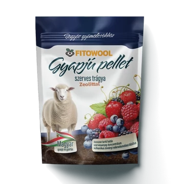 250 grammos Fitowool Prémium Gyapjú Pellet Bogyós Gyümölcsökhöz