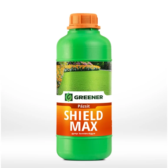 1 literes flakonban Shield Max lombtrágya gyepre